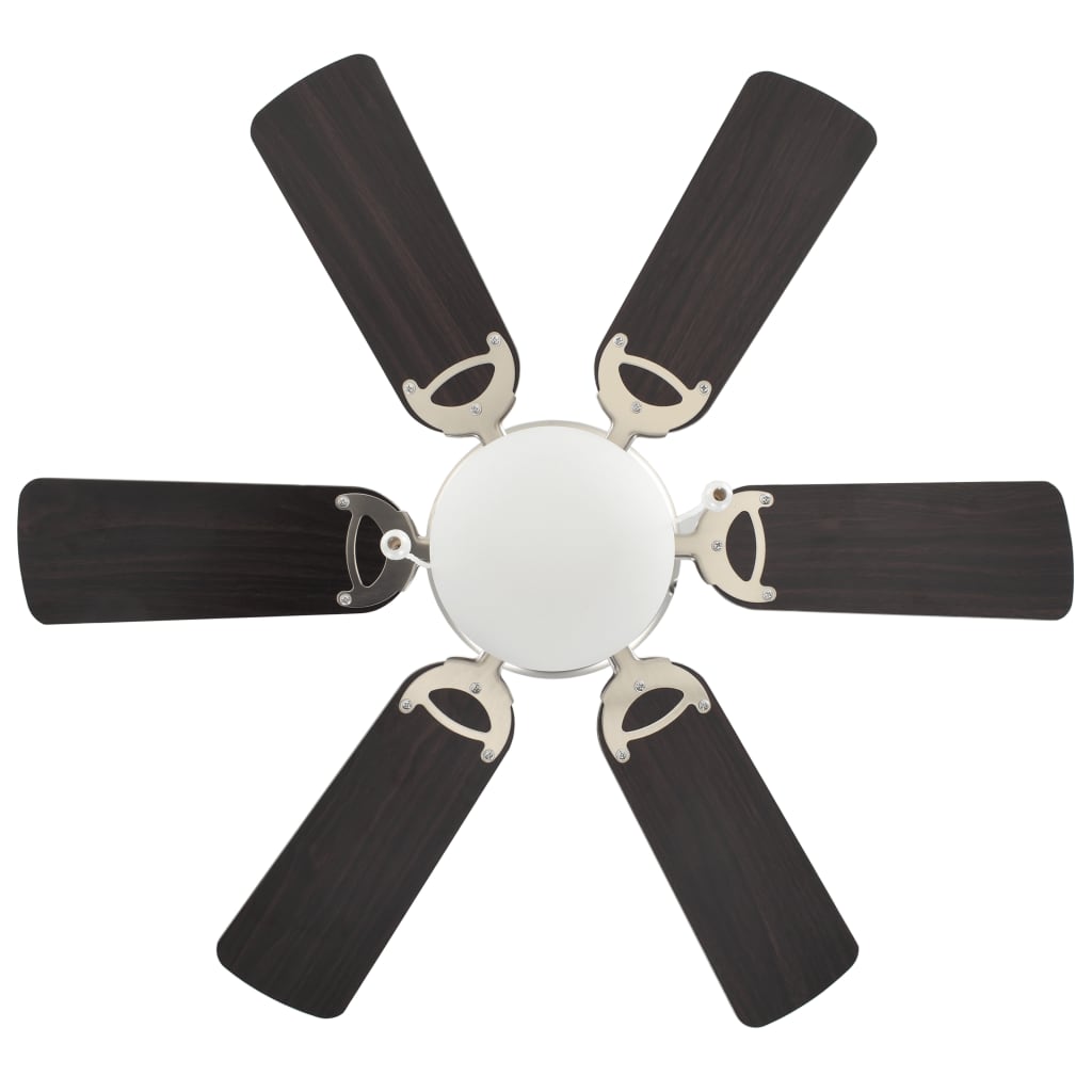 Ventilador-de-techo-Kugo-con-lampara-marron-oscuro-Ø82-cm-cenital
