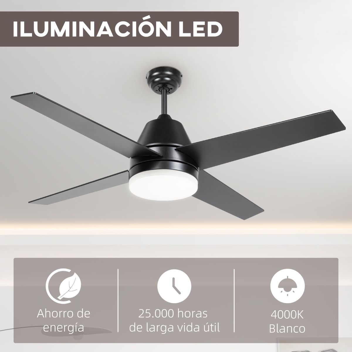 Ventilador-de-techo-Delos-Homcom-46W-4-aspas-funcion-verano-invierno-negro-Ø129-cm