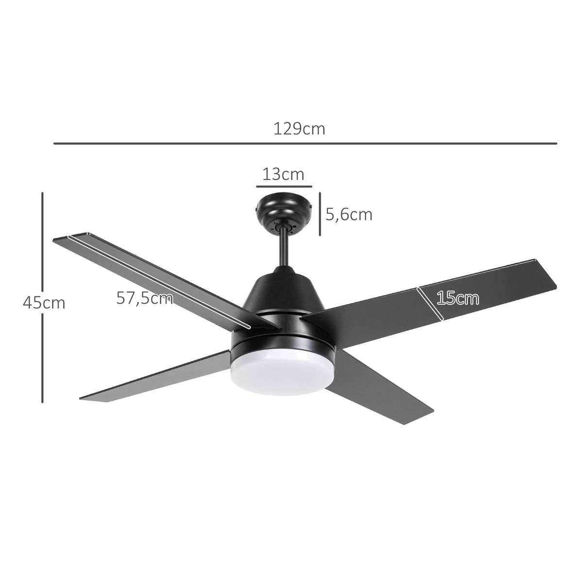 Ventilador-de-techo-Delos-Homcom-46W-4-aspas-funcion-verano-invierno-negro-Ø129-cm
