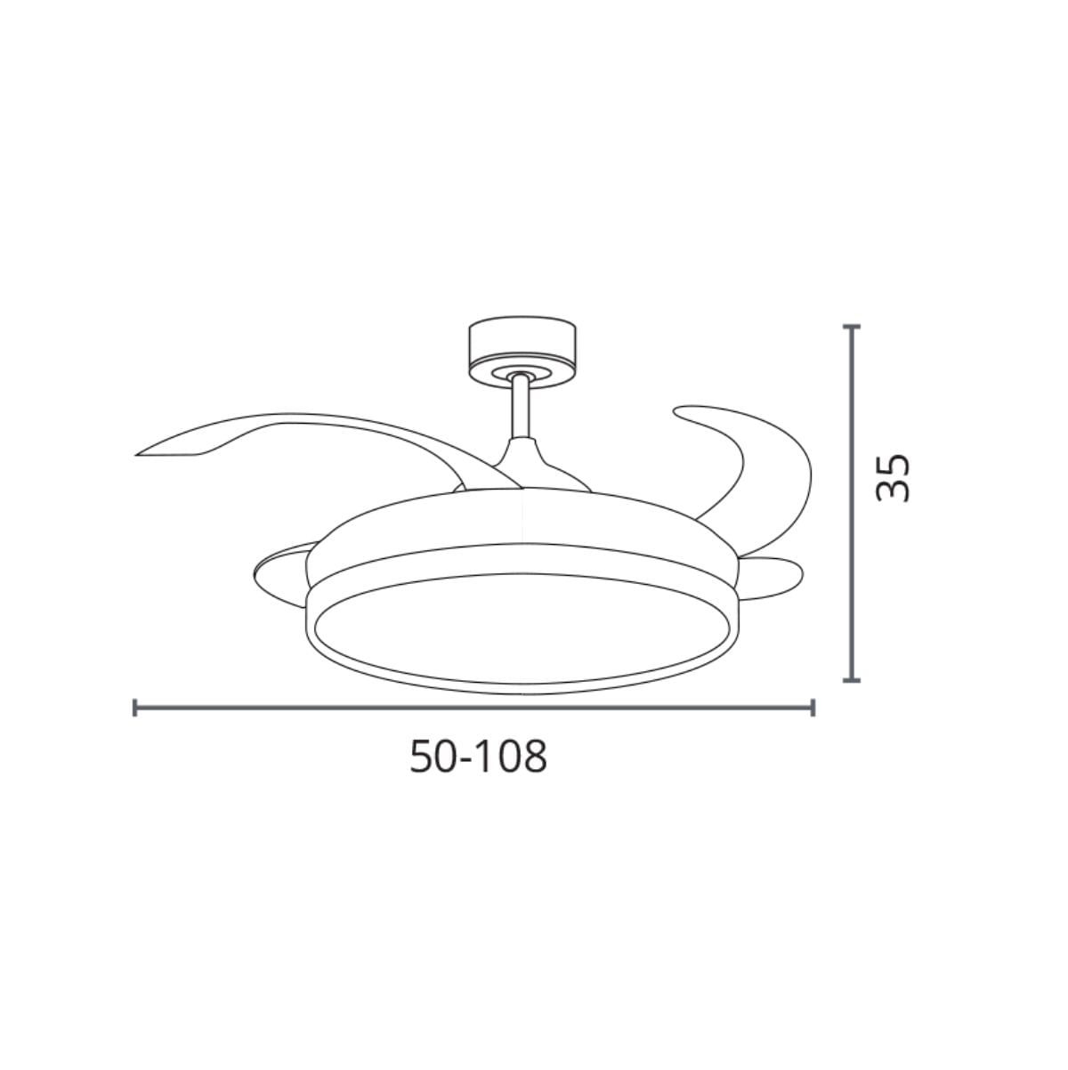 Ventilador-de-techo-Troya-Bel-Air-72W-4-aspas-retractiles-con-luz-LED-blanco-Ø108-cm-medidas