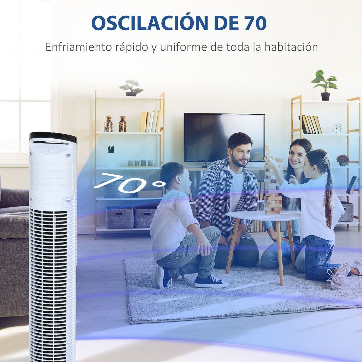 Ventilador-de-torre-Rex-Homcom-50W-oscilante---3-velocidades---control-remoto-blanco-785-cm
