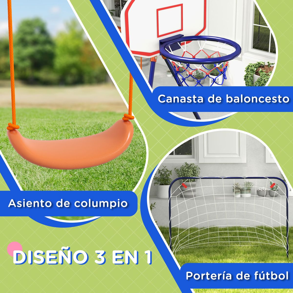 Parque-de-juegos-infantil-Fly-Outsunny-3-en-1--3A-multicolor-220x195x154-cm