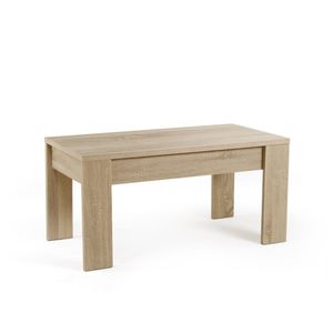 Mesa de centro elevable Dalia con almacenaje 51-63x105x55 cm