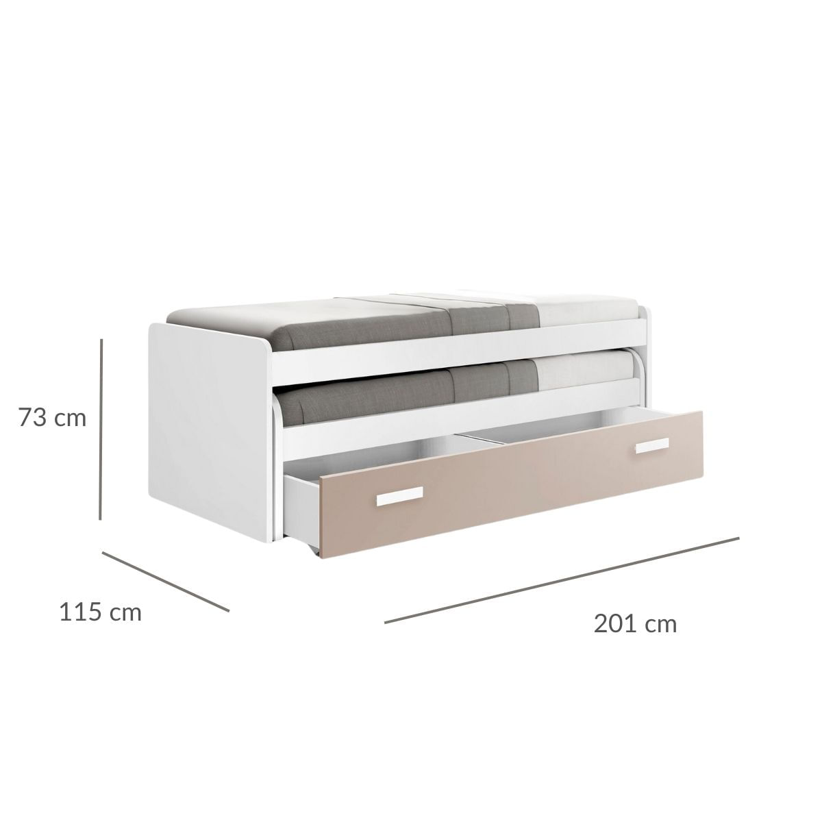 Cama-nido-Manuela-con-2-cajones--blanco-marron-73x201x115-cm