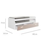 Cama-nido-Manuela-con-2-cajones--blanco-marron-73x201x115-cm