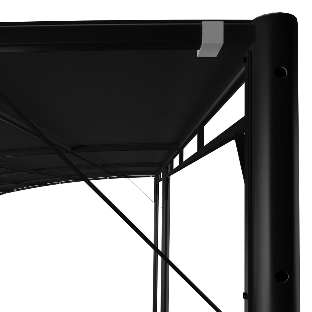 Pergola-Bada-para-jardin-acero-negro-255x600x300-cm