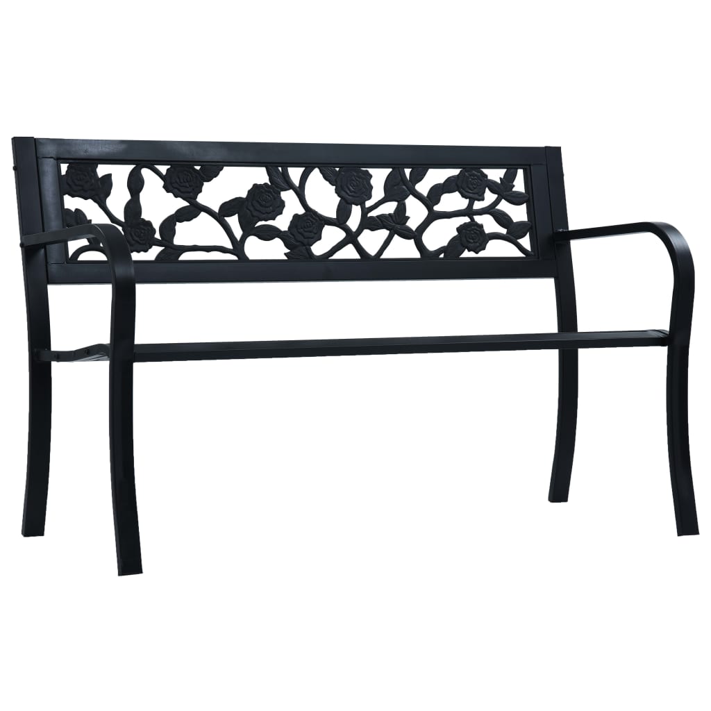 Banco-de-jardin-Baker-metal-negro-77x125x53-cm
