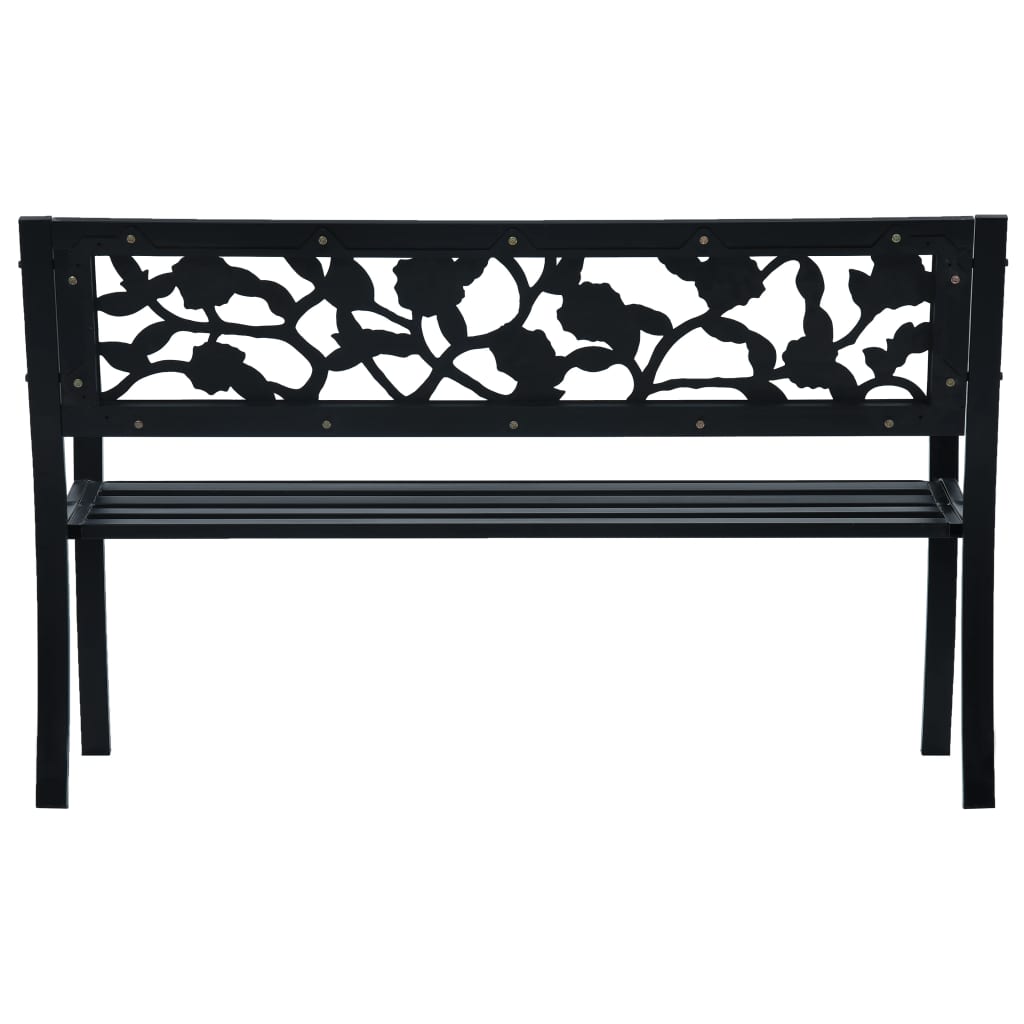 Banco-de-jardin-Baker-metal-negro-77x125x53-cm