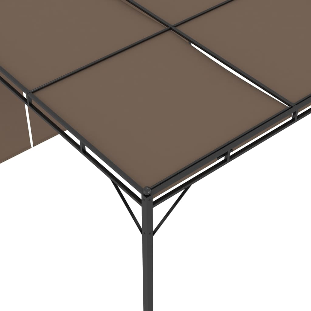 Pergola-Amapola-techo-corredizo---cortina-lateral-gris-taupe-225x300x300-cm