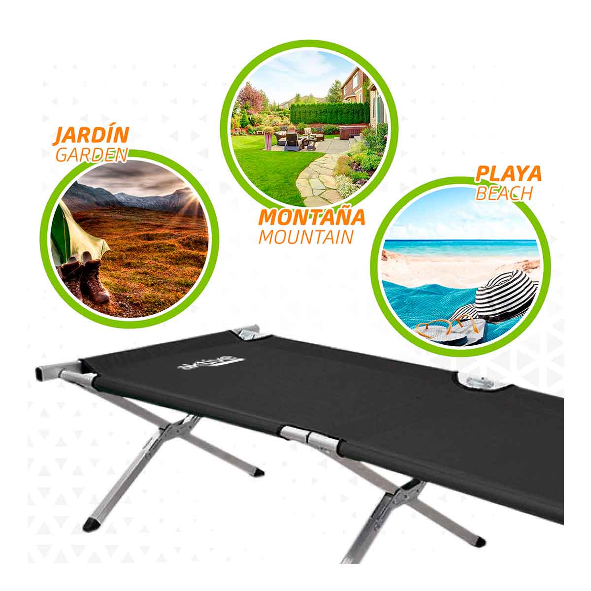 Cama-de-camping-Aktive-plegable-100kg-negro-42x190x64-cm