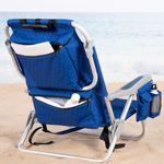 Silla-de-playa-Aktive-reclinable-5-posiciones---reposacabezas-azul--bolsillo