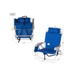 Silla-de-playa-Aktive-reclinable-5-posiciones---reposacabezas-azul--medidas