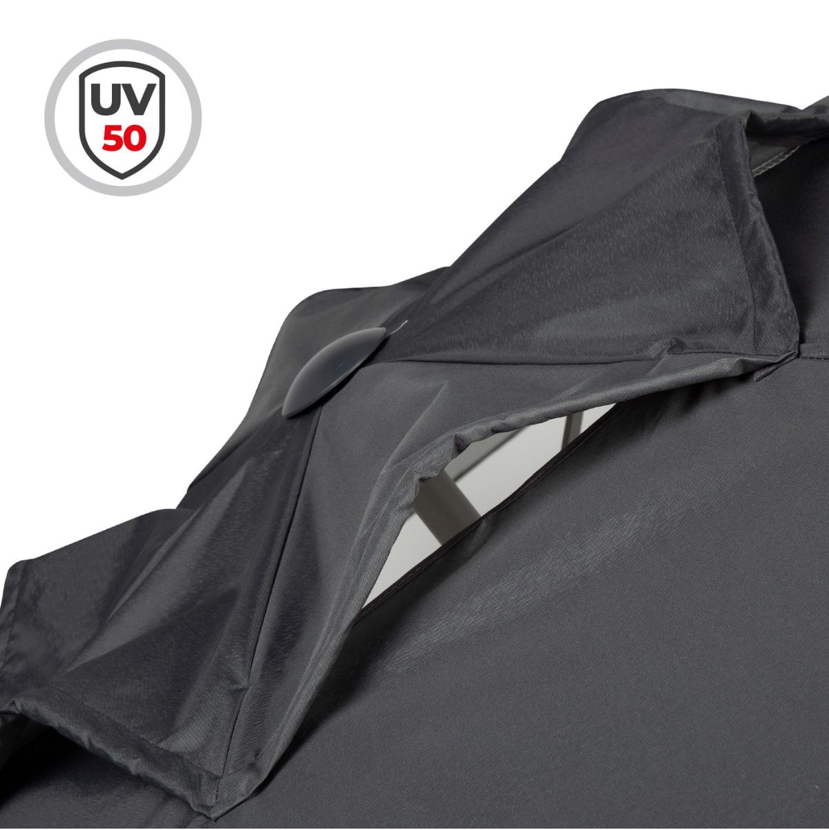 Sombrilla-Aktive-con-ventilacion---bolsa-de-transporte-gris-Ø230-cm-sistema-de-ventilacion