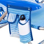 Silla-de-playa-Mallorca-Aktive-cojin---bolsillos---asa-azul-claro-bolsillos