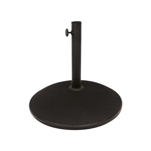 Soporte de sombrilla Aktive cemento negro Ø35-Ø48 mm