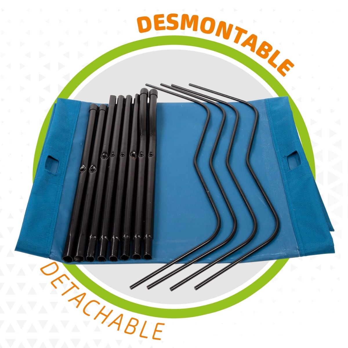 Cama-de-camping-Aktive-plegable-con-bolsa-azul-18x60x180-cm