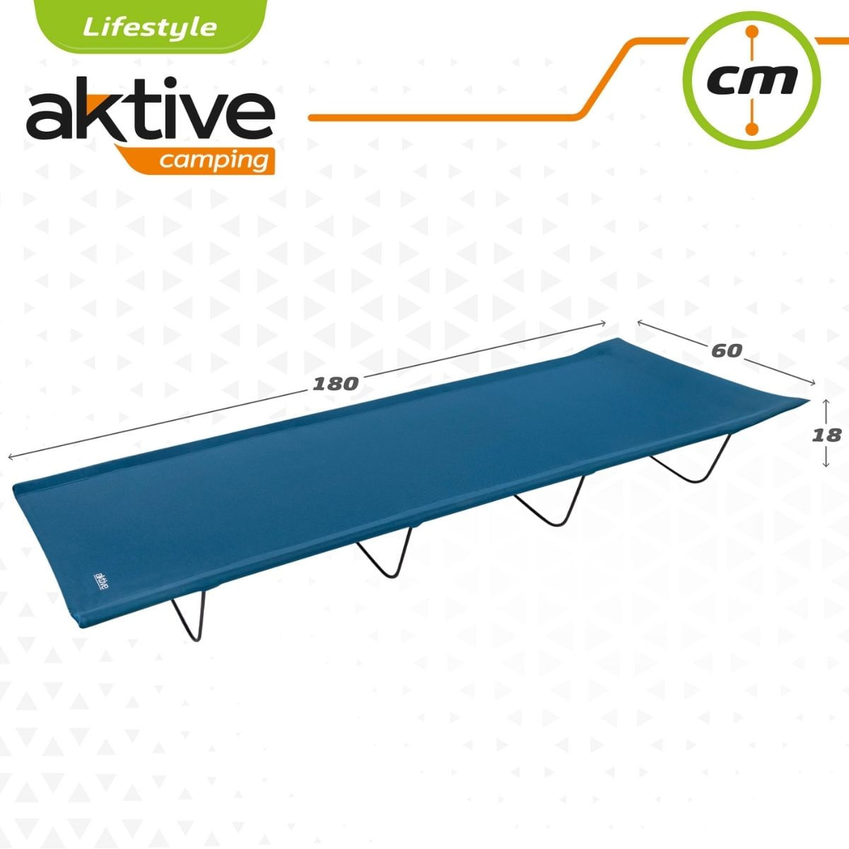 Cama-de-camping-Aktive-plegable-con-bolsa-azul-18x60x180-cm