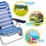Silla-plegable-Aktive-Beach-multiposicion---cojin-azul-84x54x46-cm-
