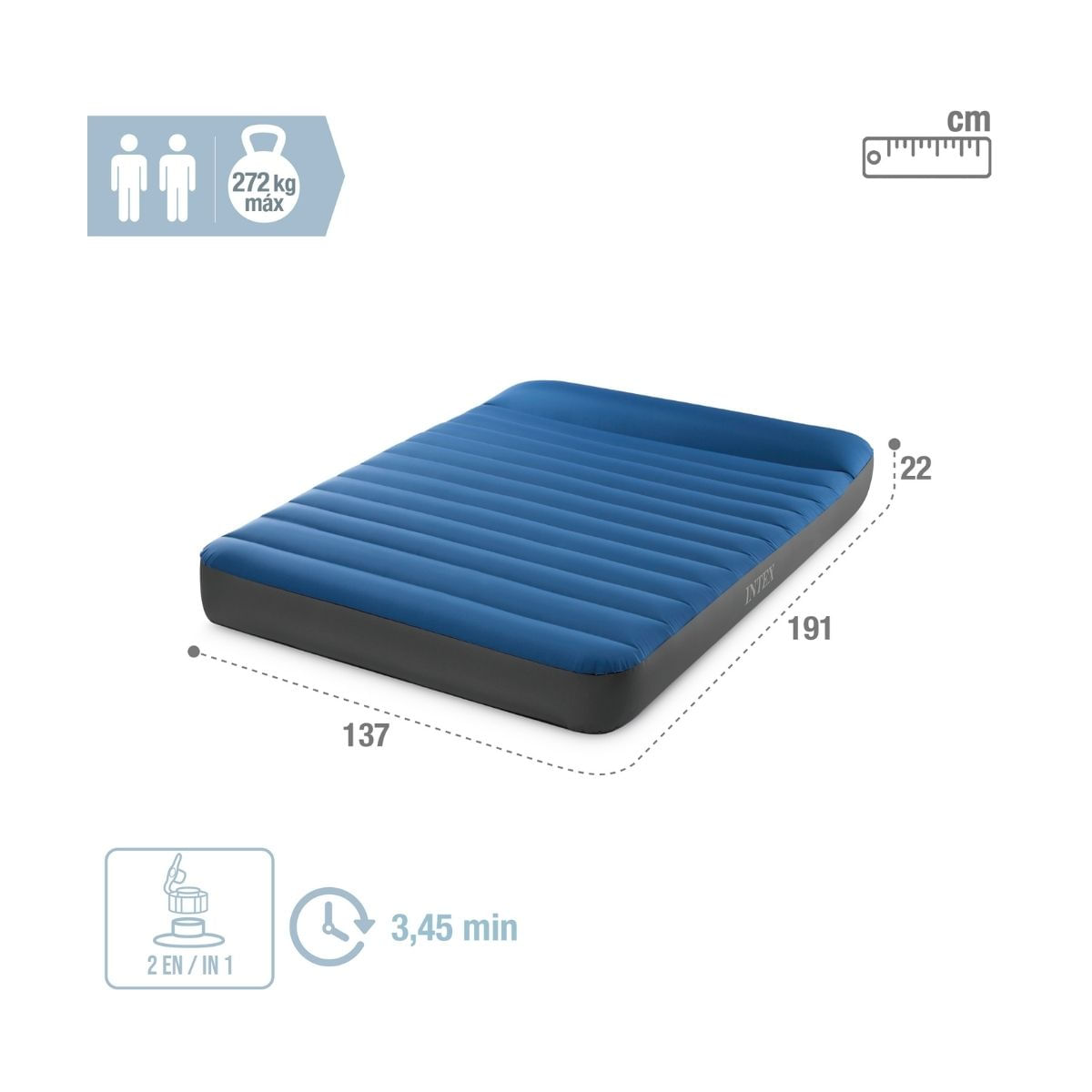 Colchon-hinchable-Intex-Matress-Full-mini-hinchador-electrico-azul-gris-22x137x191-cm