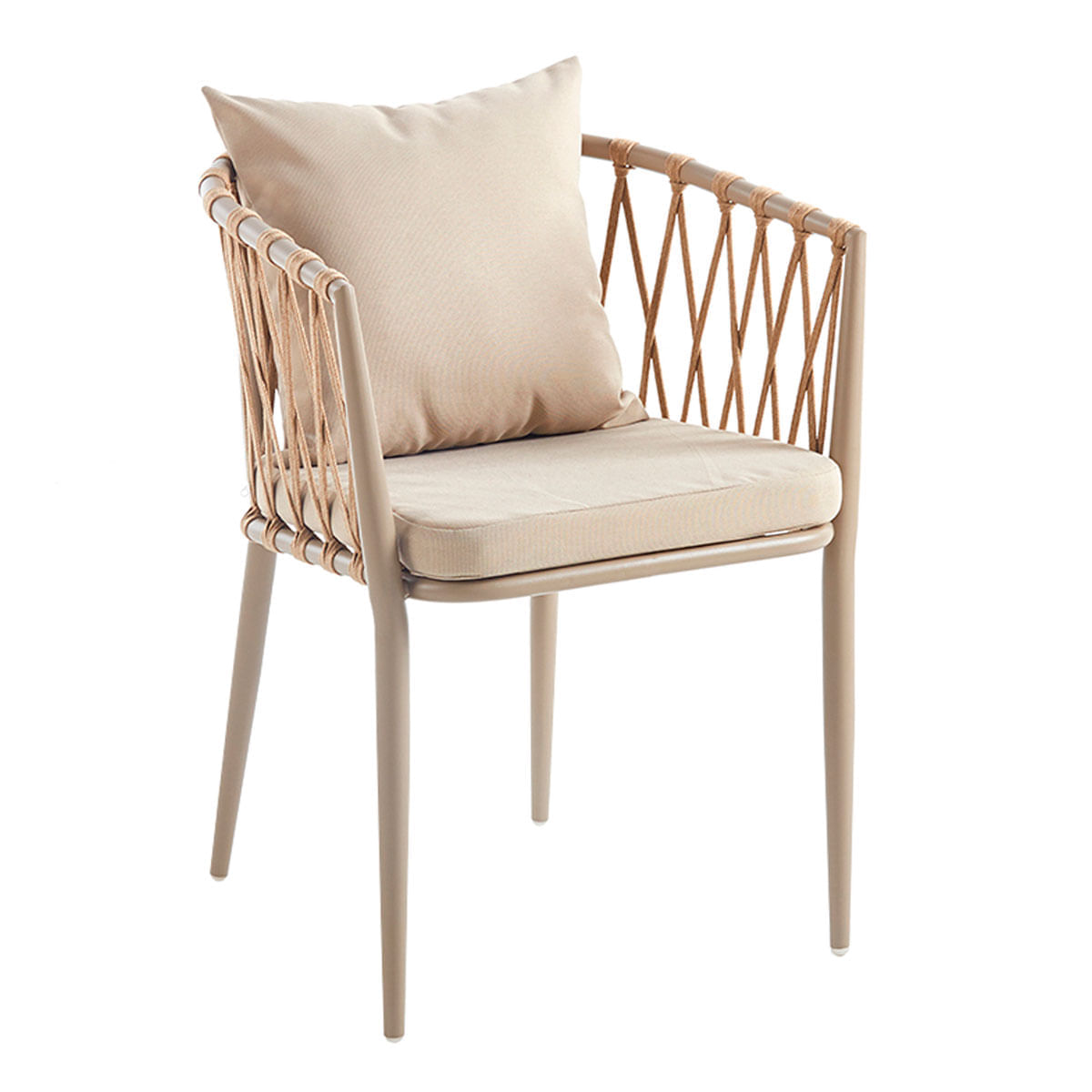 Pack-de-4-sillas-multiusos-Rodas-uso-interior-exterior-con-cojines-arena-2