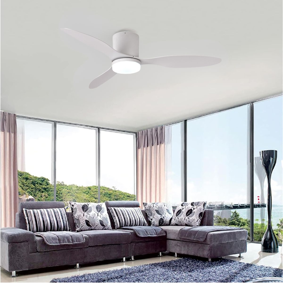 Ventilador-de-techo-Mistral-Bel-Air-48W-3-aspas-con-luz-LED-blanco-Ø130-cm-ambientada