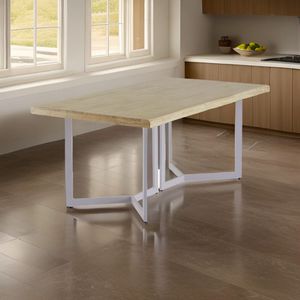 Mesa de comedor Artist diseño fijo 76x180x100 cm