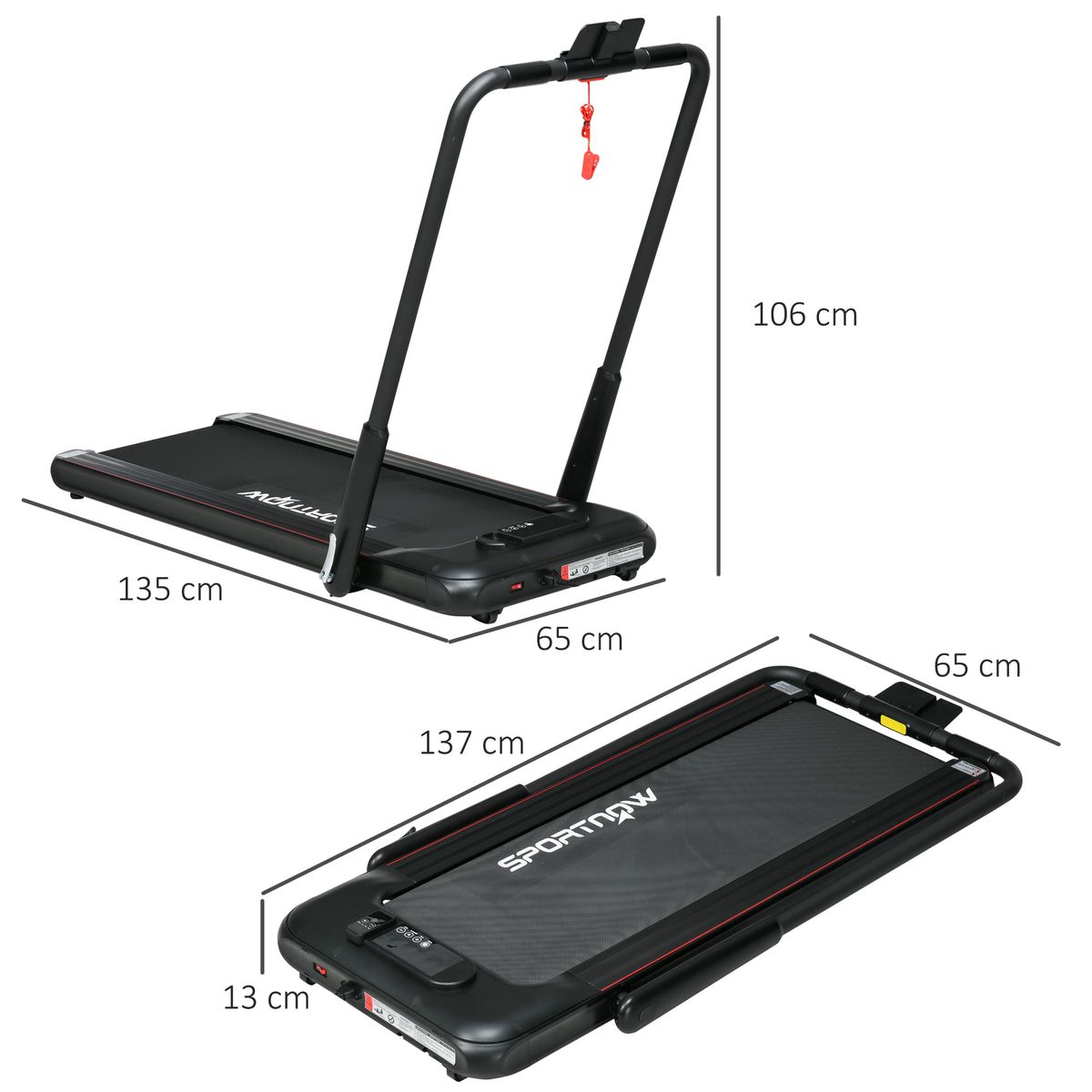 Cinta-de-correr-Tarragona-Sportnow-plegable-2-en-1--pantalla-LCD-negro-106x135x65-cm