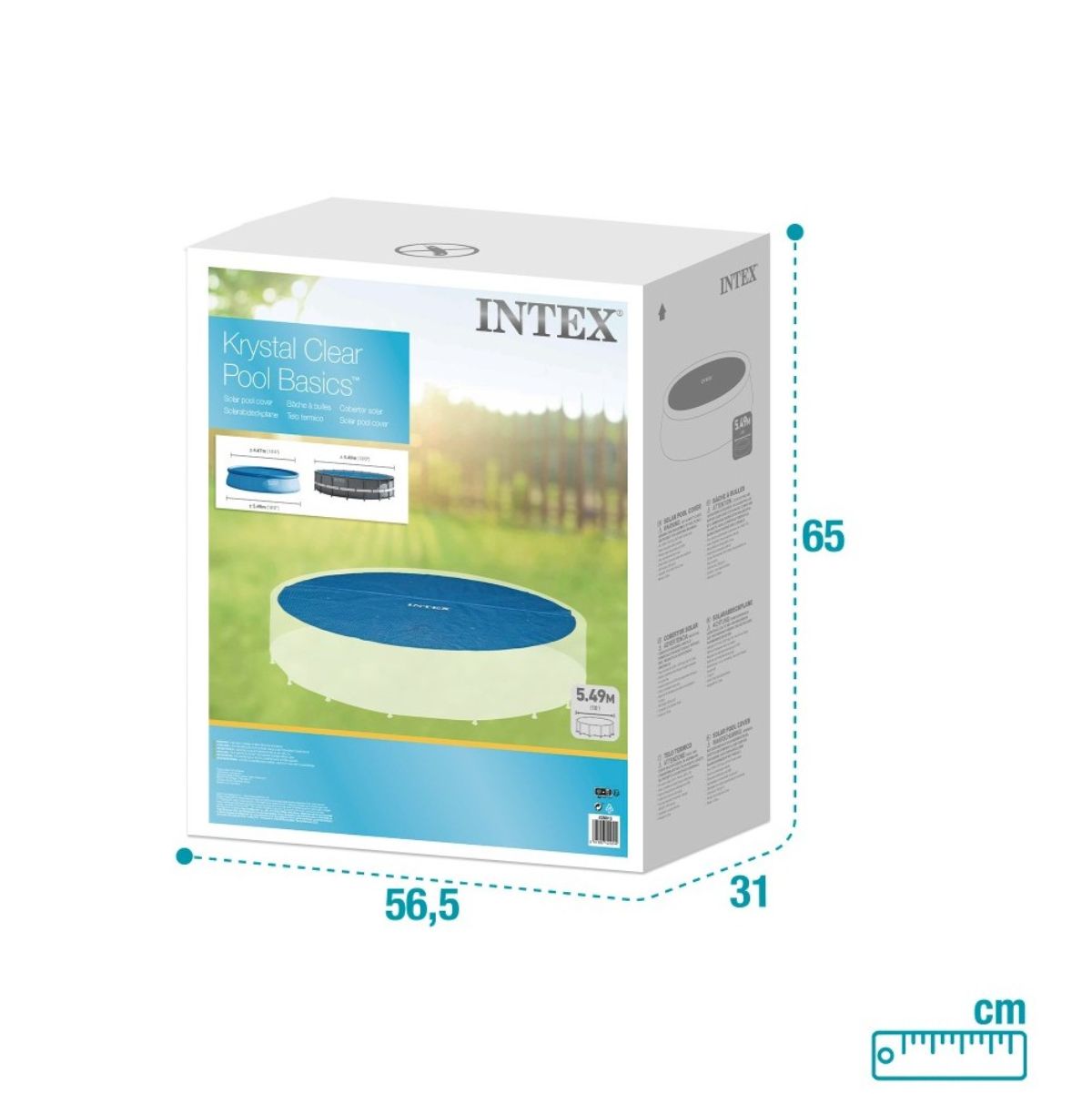 Cobertor-circular-Intex-para-piscinas-Easy-Set-Metal-Frame-azul-Ø549-cm