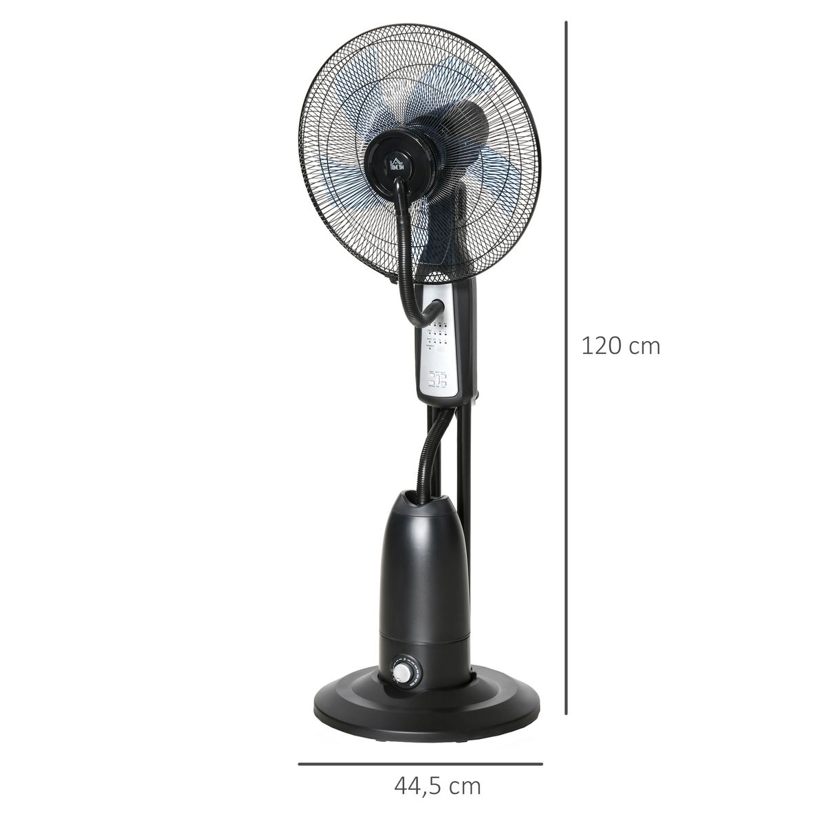 Ventilador-nebulizador-Wind-Homcom-90W-3-modos-5-aspas-negro-120-cm