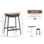 Pack-de-2-taburetes-Milo-Homcom-asiento-curvo---patas-de-acero-marron-685x485x385-cm