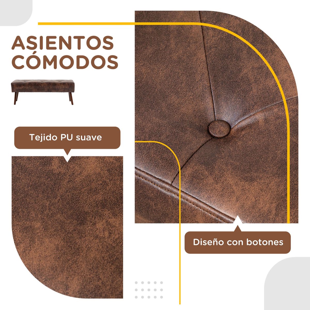 Banqueta-Cloe-Homcom-acolchado-marron-42x114x38-cm