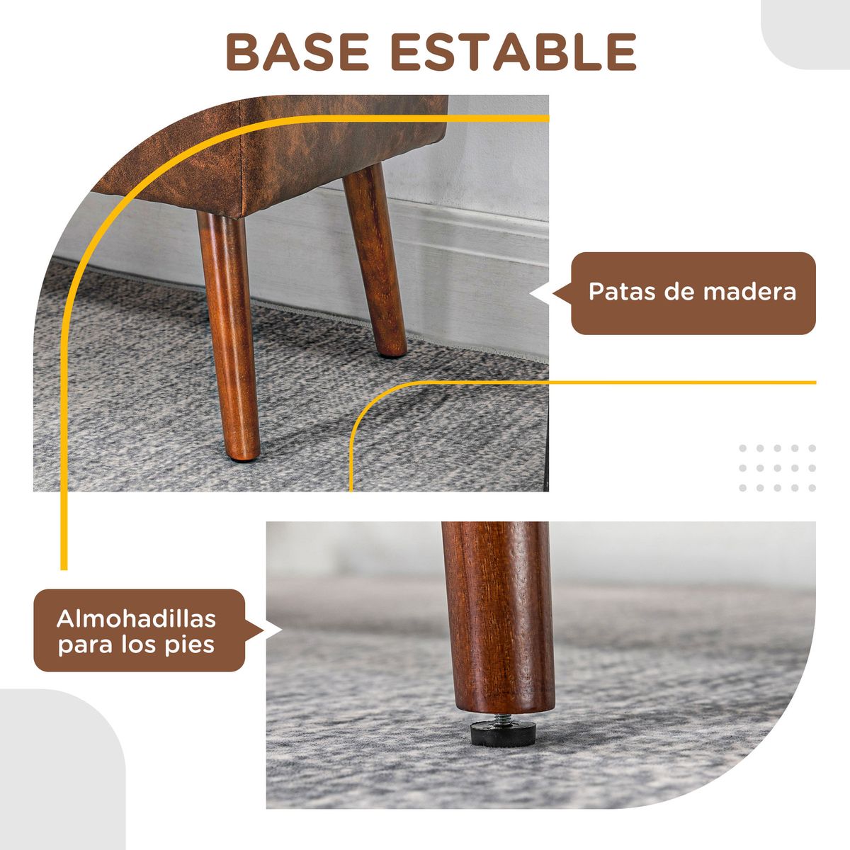 Banqueta-Cloe-Homcom-acolchado-marron-42x114x38-cm