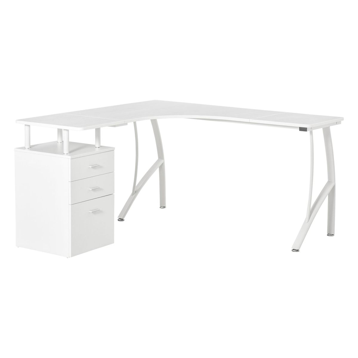 Escritorio-esquinero-Andres-Homcom-3-cajones-blanco-76x1435x1435-cm