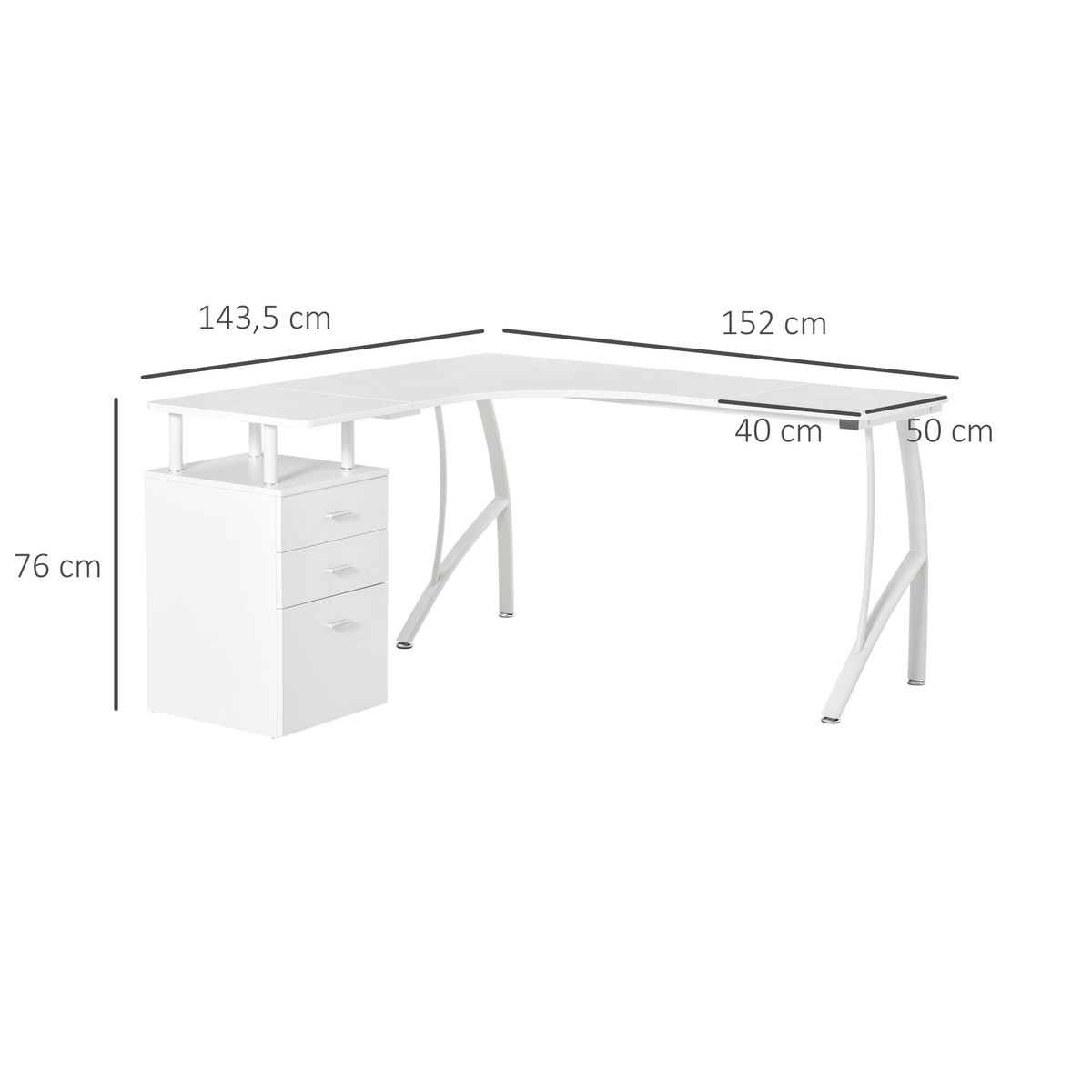Escritorio-esquinero-Andres-Homcom-3-cajones-blanco-76x1435x1435-cm