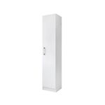 Armario-escobero-Terra-1-puerta---3-estantes-blanco-170x35x318-cm