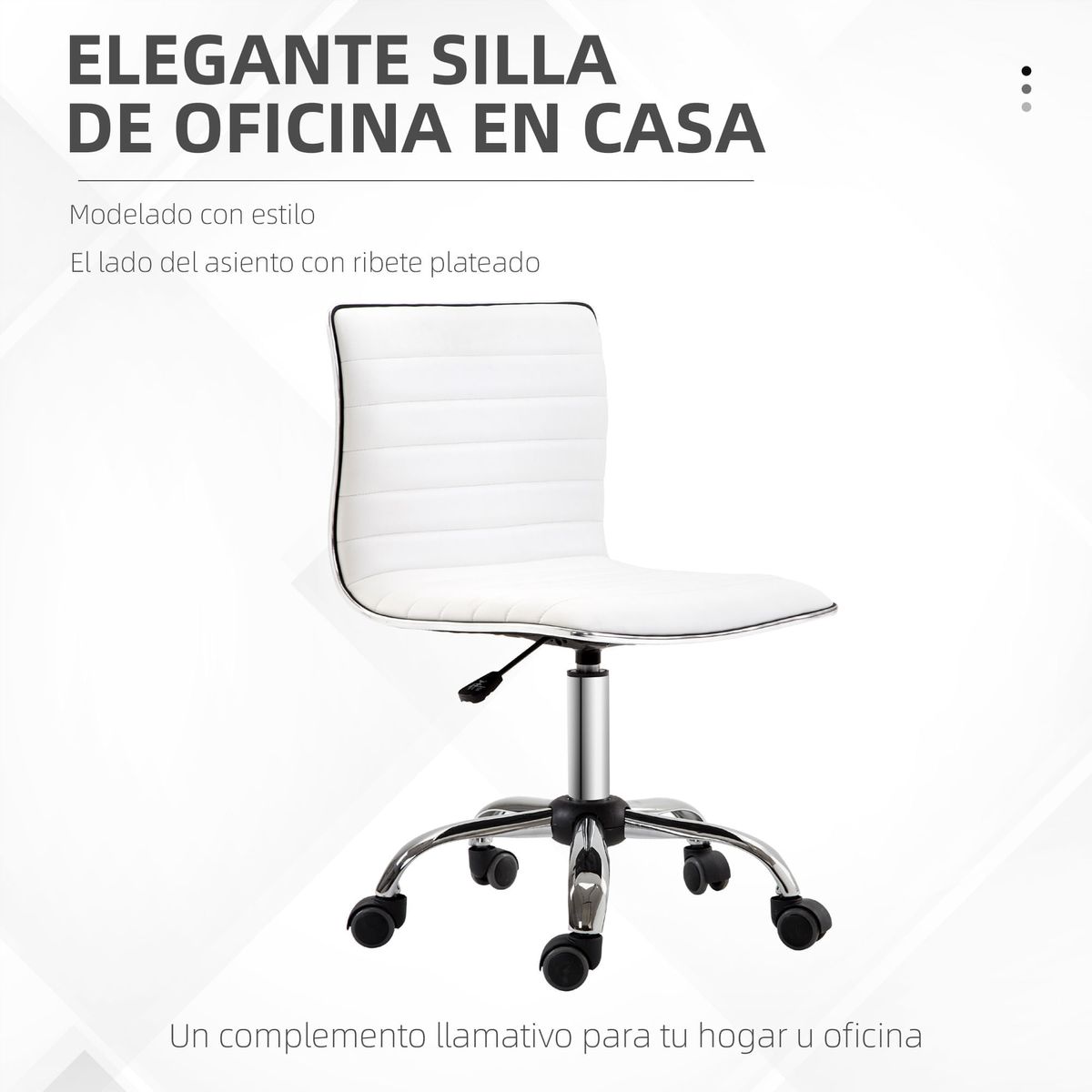 Silla-de-escritorio-Elegance-Homcom-altura-regulable-blanco-78-90x48x52-cm-