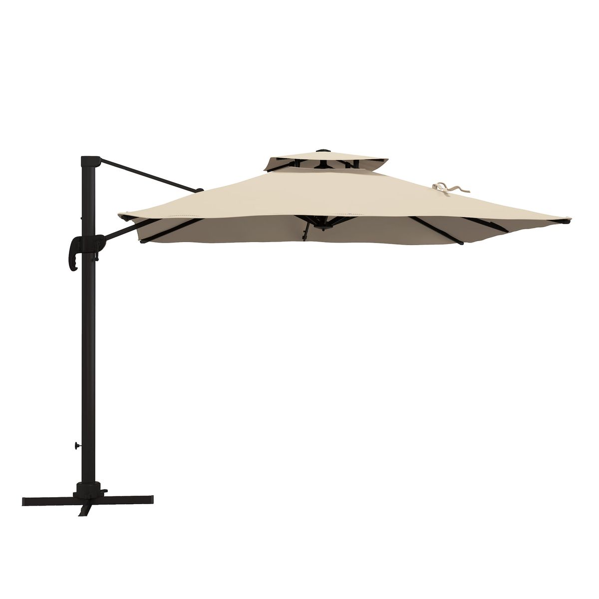 Sombrilla-Forca-Outsunny-excentrica---manivela-beige-270x294-cm-fondo-blanco