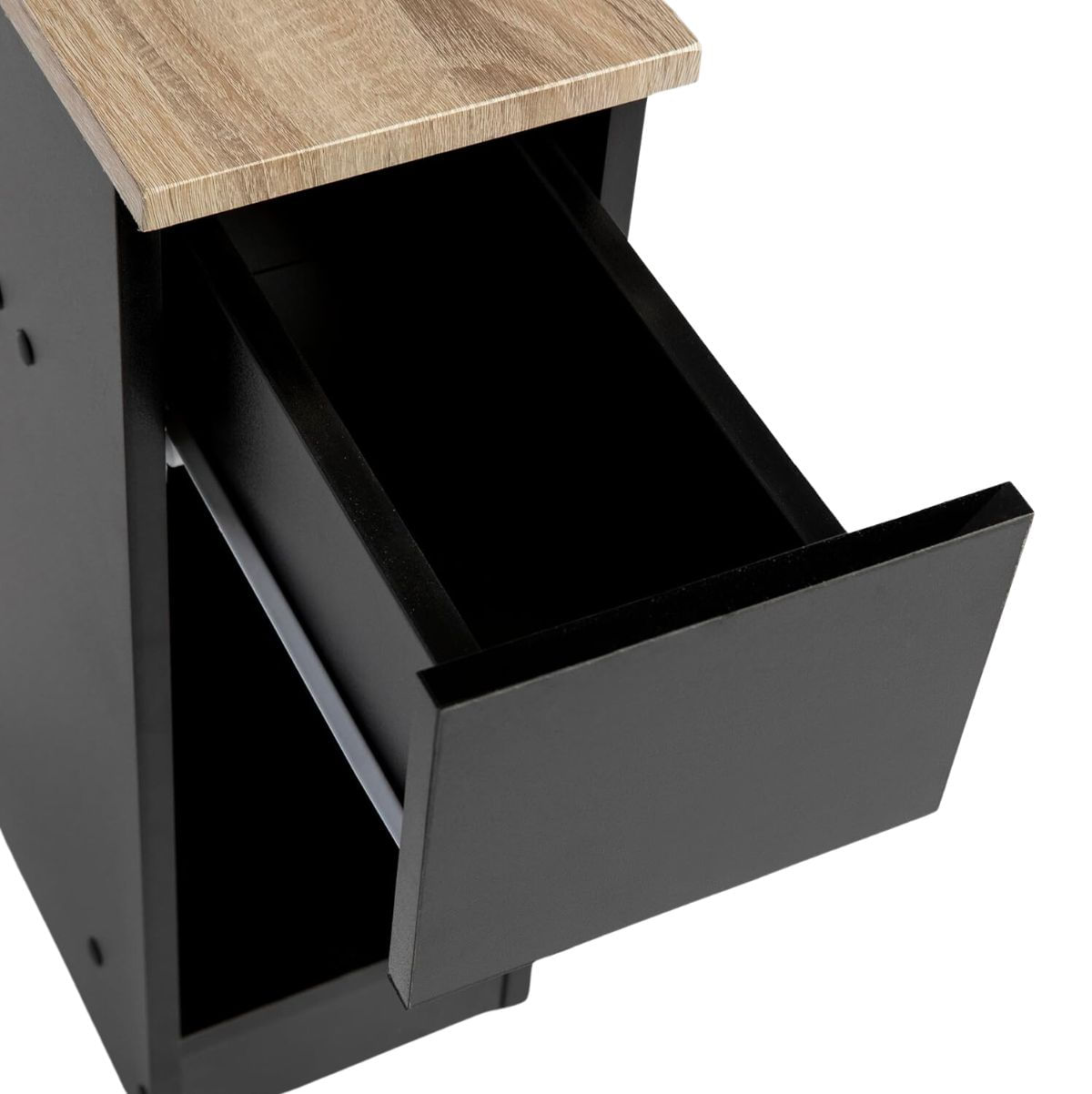 Mesita-de-noche-Slim-cajon---compartimento-negro-natural-60x197x35-cm-cajon-interior