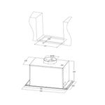 Campana-integrable-Aspes-AGF5200CB-105W-440m³-h-filtros-lavables-blanco-52-cm