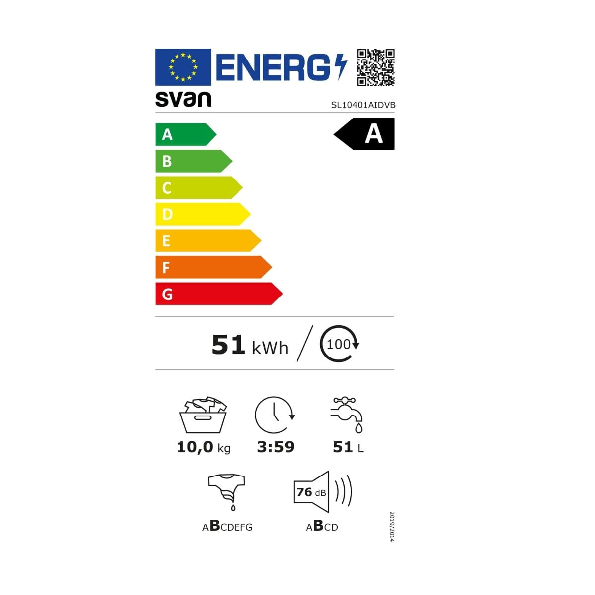Lavadora-carga-frontal-Svan-SL10401AIDVB-10kg-1400rpm-A-blanco-60-cm
