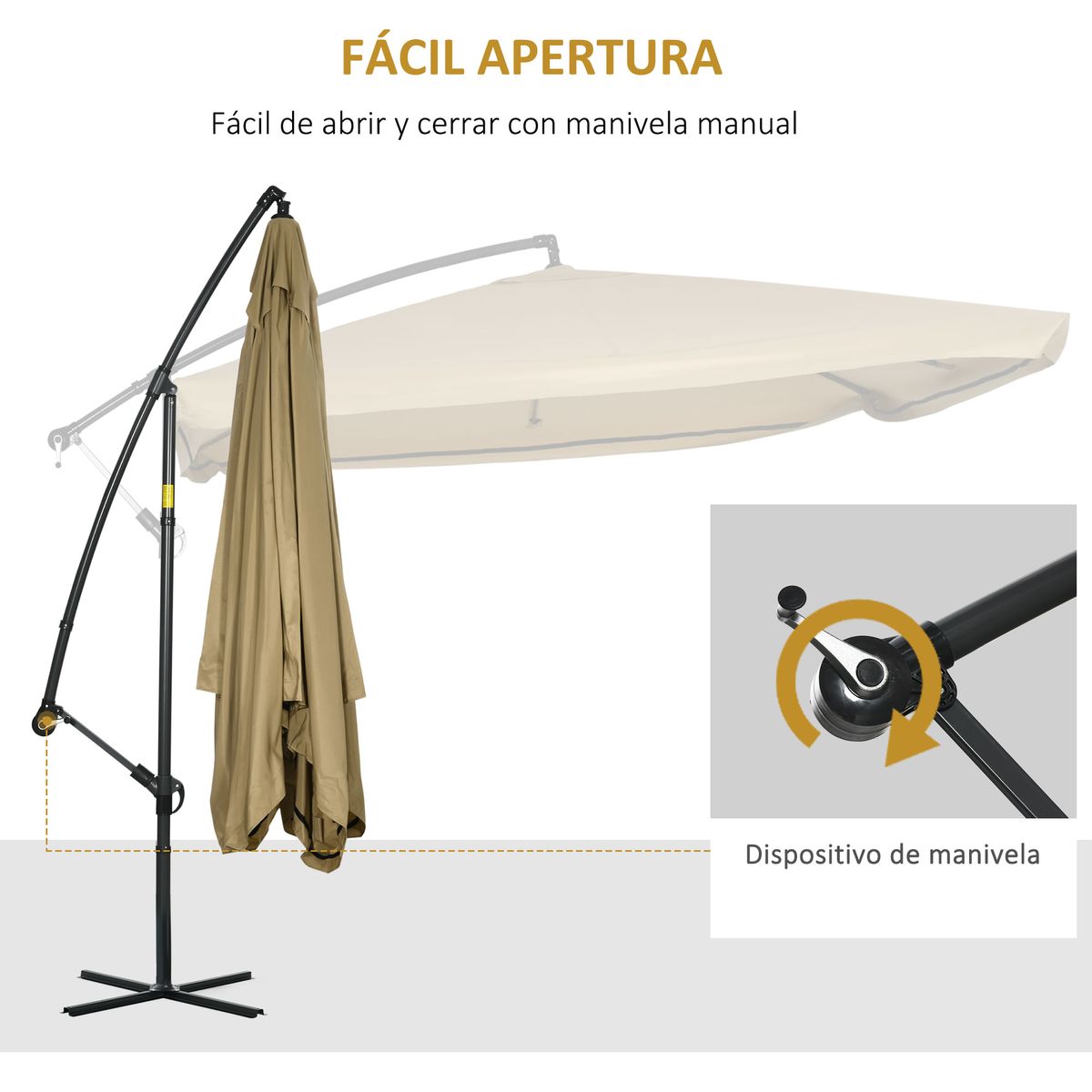 Sombrilla-de-jardin-Vila-Outsunny-excentrica---mosquitera-beige-265x296-cm