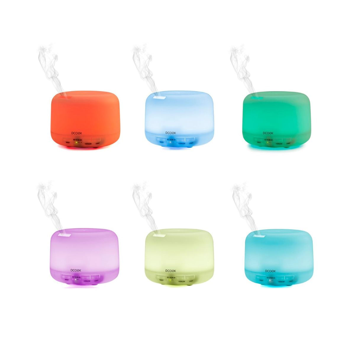 Humidificador-Gallery-Dcook-2-modos---7-colores-LED-blanco-300-ml