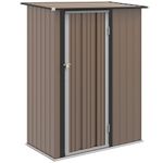 Cobertizo-de-jardin-Salamanca-Outsunny-puerta-con-pestillo---techo-inclinado-marron-177-189x142x84-cm