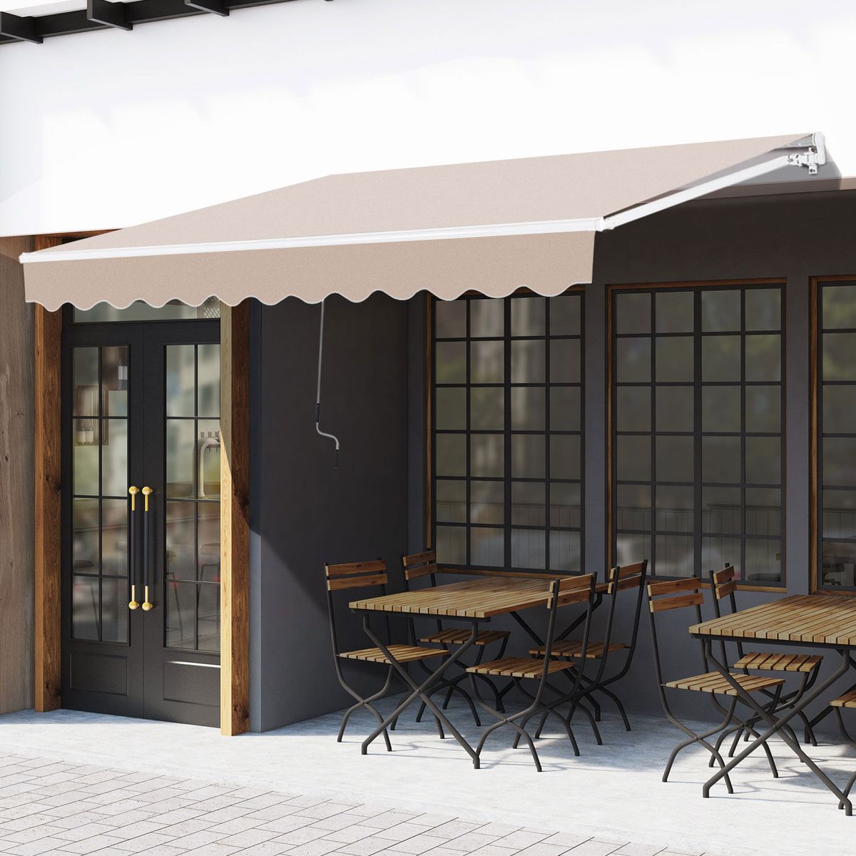 Toldo-manual-Almeria-Outsunny-retractil-anti-UV-beige-295x200-cm