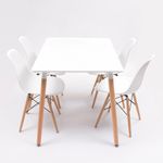 Conjunto-de-comedor-Dinamarca-Low-mesa---4-sillas-blanco-natural-
