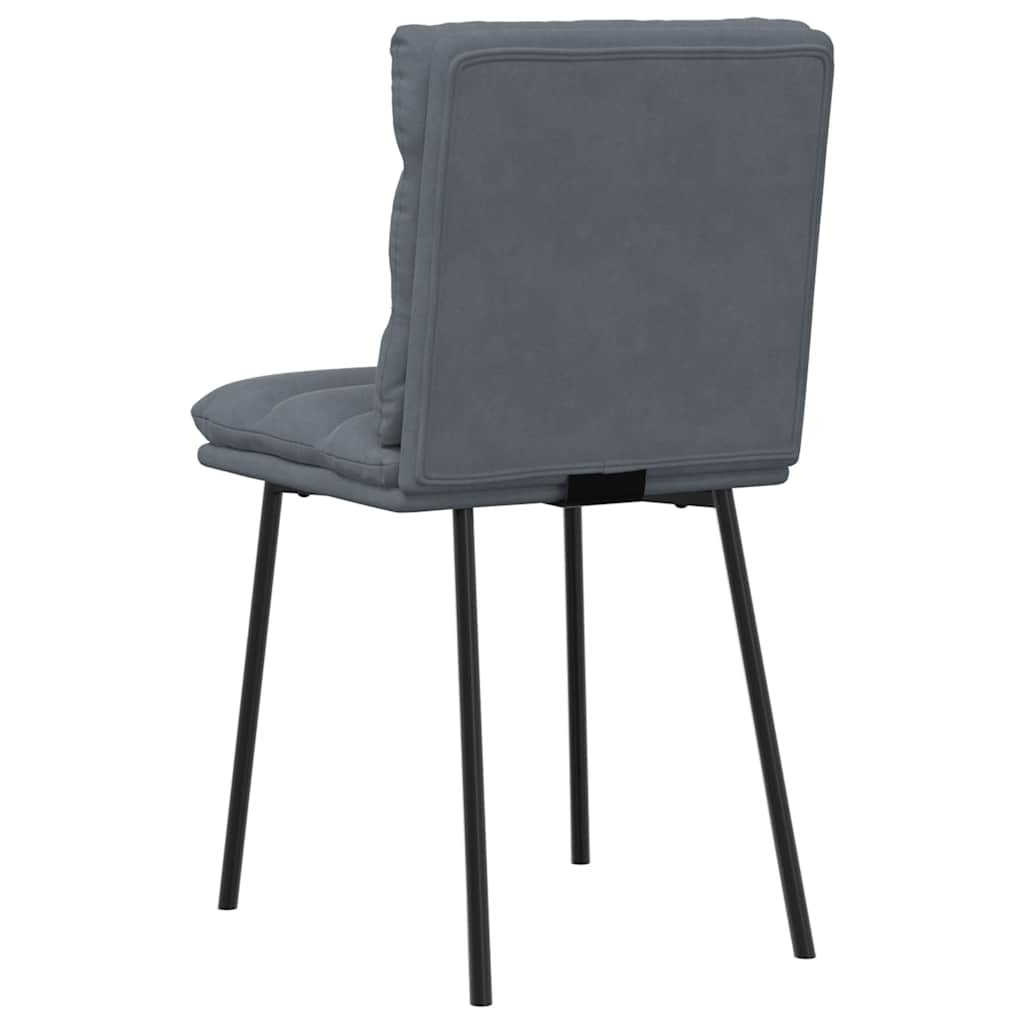 Pack-de-2-sillas-de-comedor-Confort-diseño-ergonomico---asiento-acolchado-gris