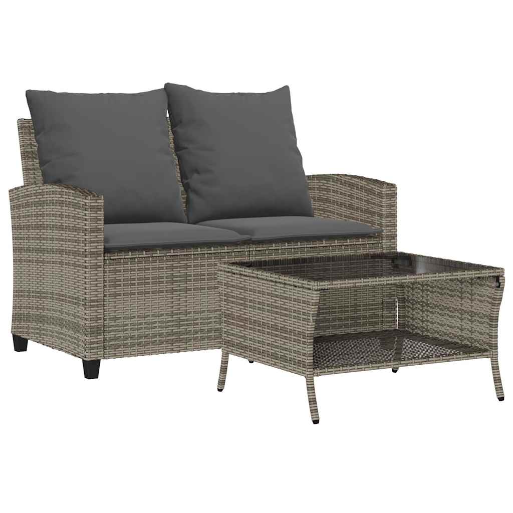 Conjunto-de-jardin-Aracar-sofa-doble---mesa-gris-