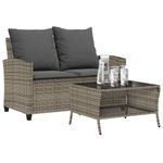 Conjunto-de-jardin-Aracar-sofa-doble---mesa-gris-