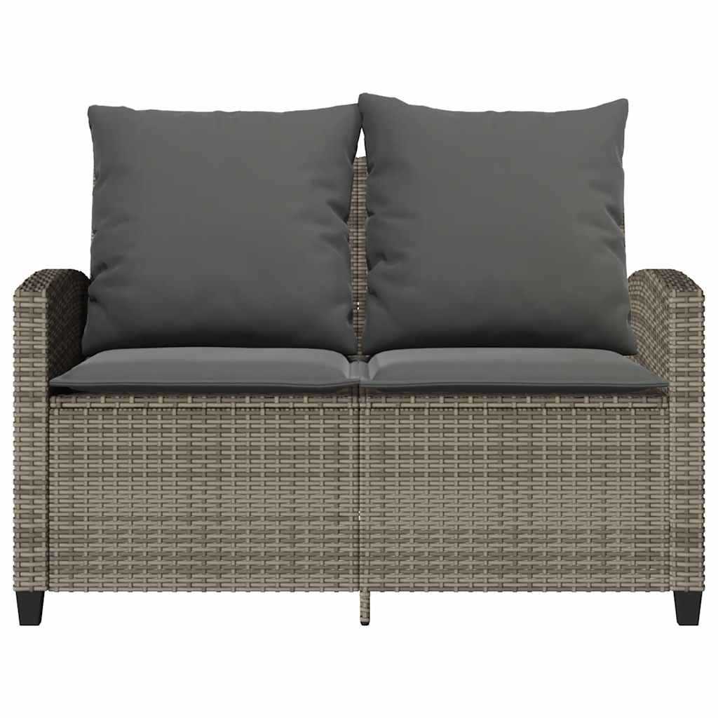Conjunto-de-jardin-Aracar-sofa-doble---mesa-gris-