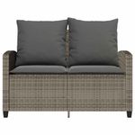 Conjunto-de-jardin-Aracar-sofa-doble---mesa-gris-